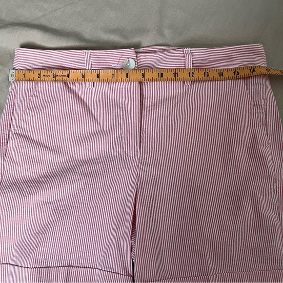 Jennifer and Grace Size 10 pink and white striped shorts with pockets GUC - Picture 4 of 4